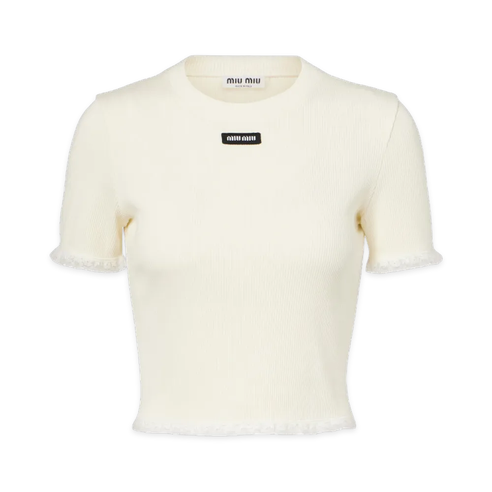 MIU MIU Women's T-Shirt "White"