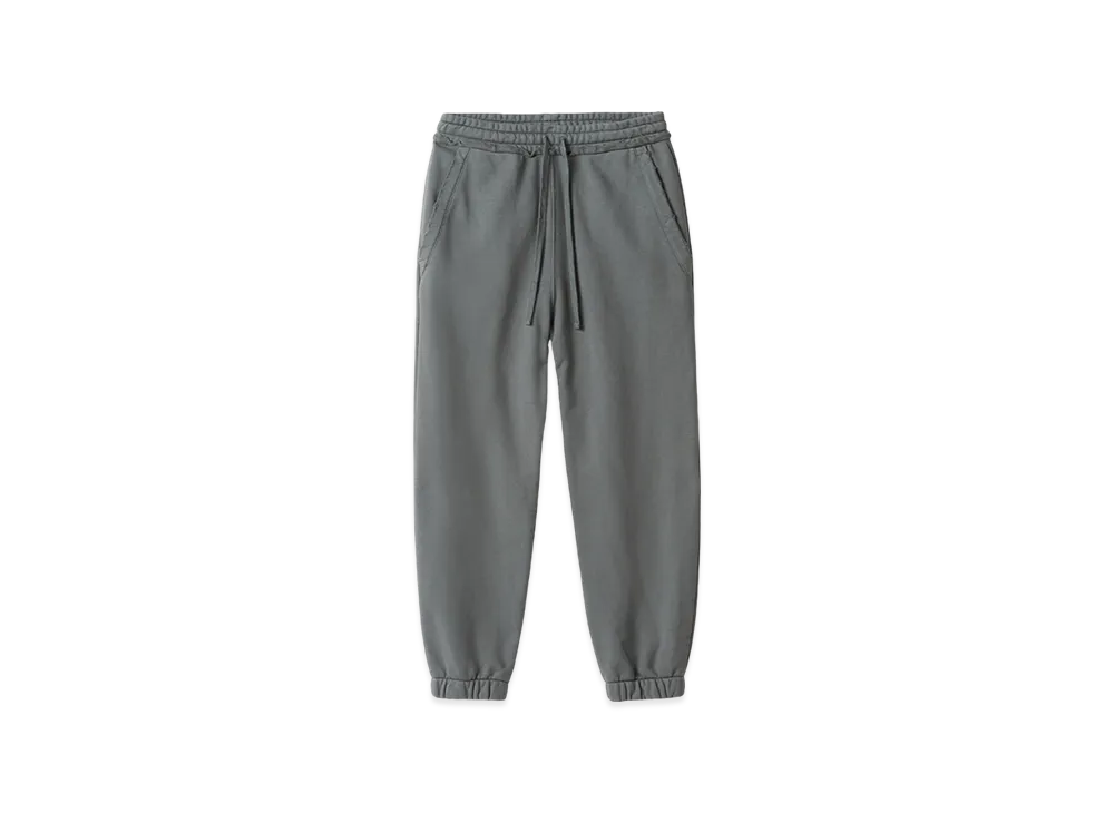 MIU MIU Women's Garment-Dyed Cotton Fleece Pants "Iron Gray"