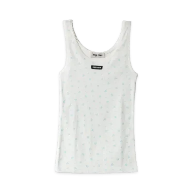 MIU MIU Women's Top "Light Blue"
