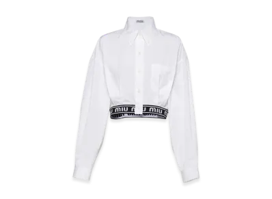 MIU MIU Women's Poplin Blouse "White"