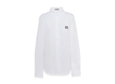 MIU MIU Women's Poplin Shirt "White"