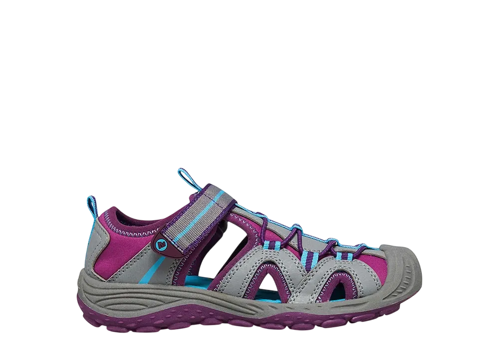 MERRELL Big Kids Hydro 2 Sandal "Grey/Berry