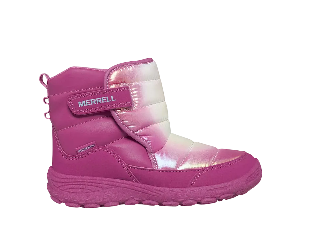 MERRELL Big Kids Polar Puffer Boot "Pink Multi"