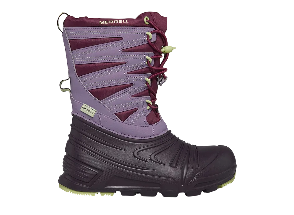 MERRELL Big Kids Snow Quest Lite 3.0 Waterproof "Burgundy/Purple"
