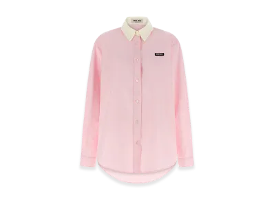 MIU MIU Women's Button-Down Shirt "Rose"