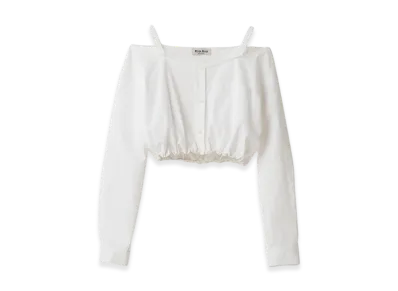 MIU MIU Women's Poplin Shirt "White"