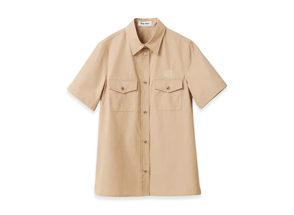 MIU MIU Women's Poplin Shirt "Cord"
