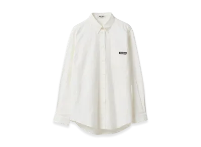 MIU MIU Women's Poplin Shirt "White"