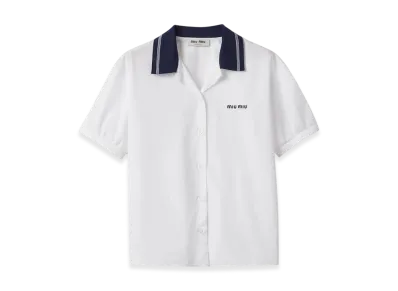 MIU MIU Women's Poplin Shirt "White"