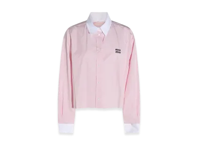 MIU MIU Women's Cotton Shirt "Rose"