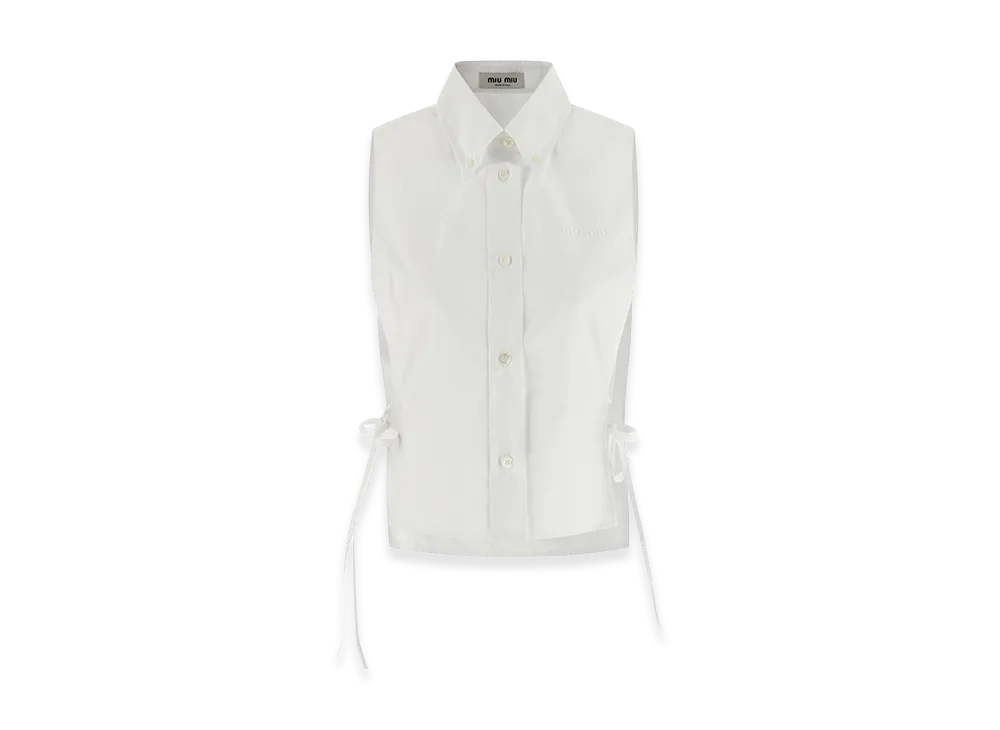 MIU MIU Women's Poplin Shirt "White"