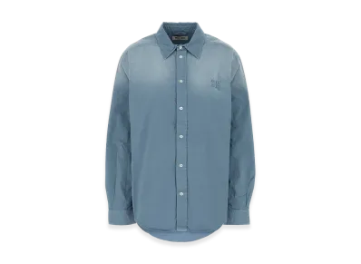MIU MIU Women's Twill Oversize Shirt "Light Blue"
