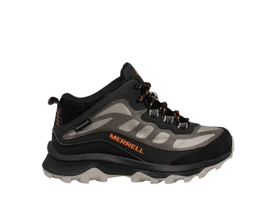 MERRELL Big Kids Moab Speed Mid Waterproof "Black"