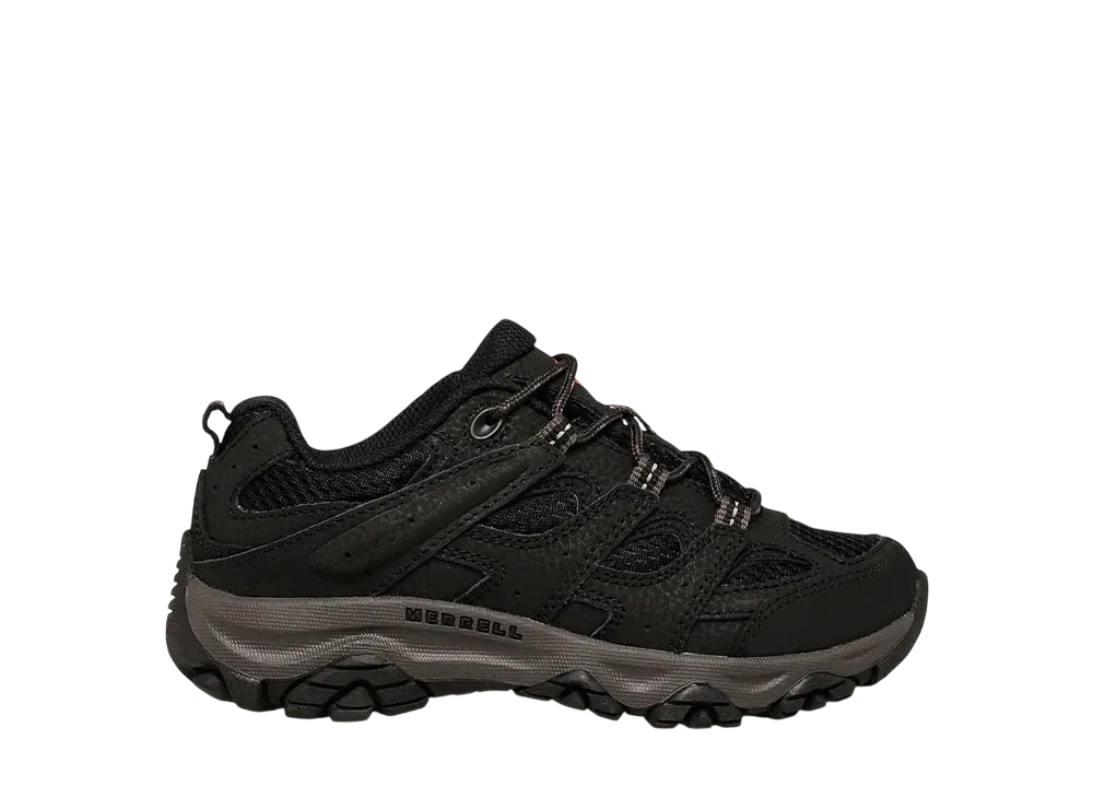 MERRELL Big Kids Moab 3 Low Lace Shoe "Black"