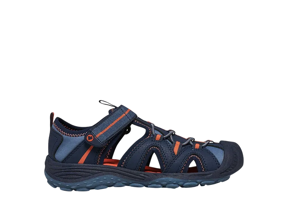 MERRELL Big Kids Hydro 2 Sandal "Navy/Orange