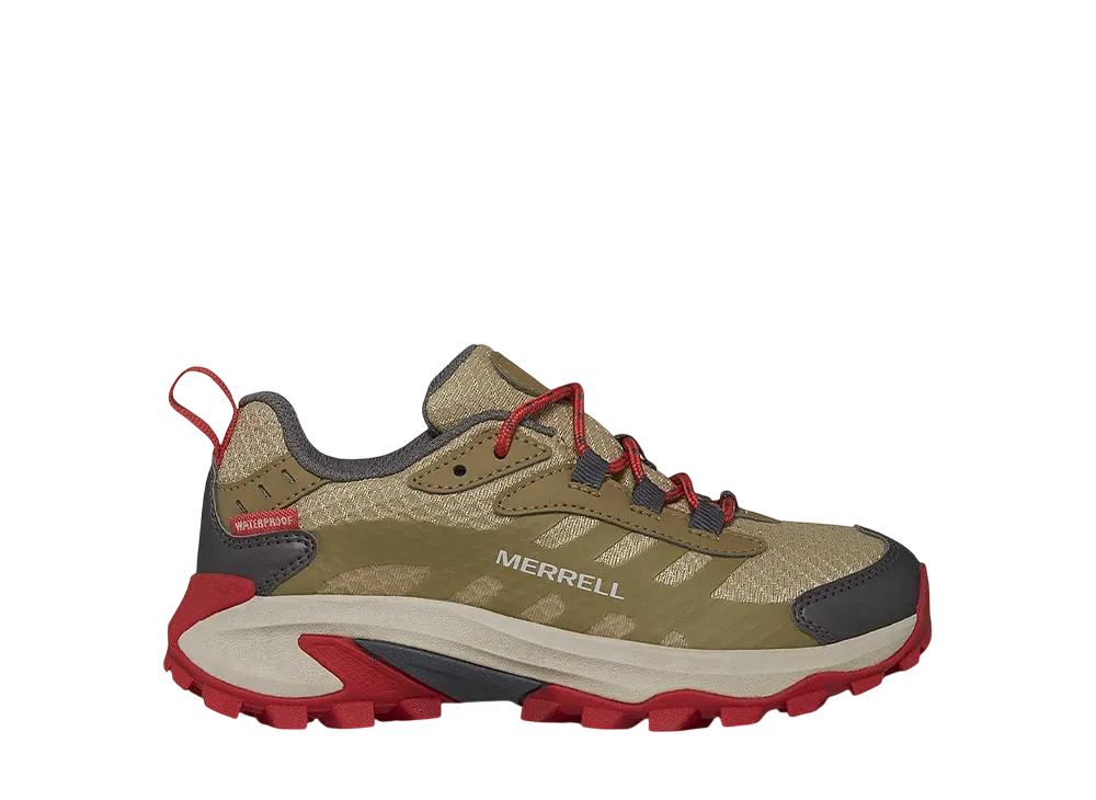 MERRELL Big Kids Moab Speed 2 Low Waterproof "Coyote"