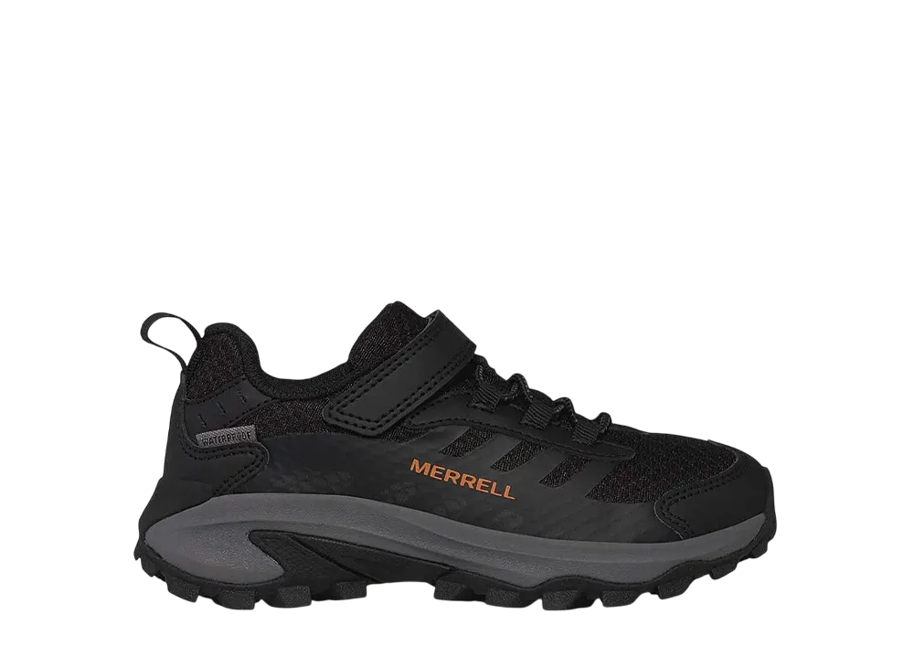 MERRELL Big Kids Moab Speed 2 Low A/C Waterproof "Black"