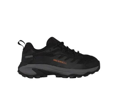 MERRELL Big Kids Moab Speed 2 Low Waterproof "Black"
