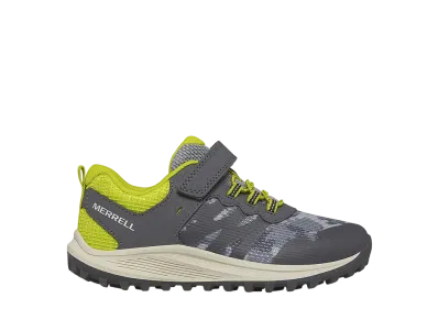 MERRELL Big Kids Nova 3 "Grey/Lime"