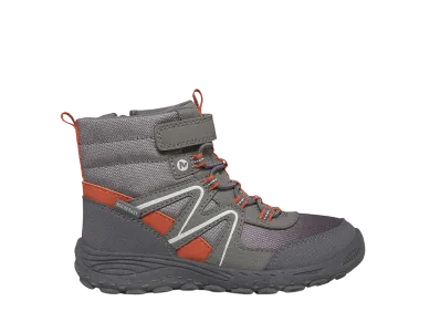 MERRELL Little Kids Polar Trekker Boot "Gunsmoke/Orange"