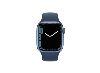 Apple Watch Series 7 (GPS + Cellular Model) 41mm Blue Aluminiumcase Abyss Blue Sportsband Regular "Blue" MKHU3JA