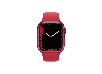 Apple Watch Series 7 (GPS + Cellular Model) 41mm (Product) Red Aluminiumcase (Product) Red Sportsband Regular "Red" MKHV3JA