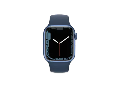 Apple Watch Series 7 GPS 41mm Blue Aluminiumcase Abyss Blue Sportsband "Blue" MKN13JA