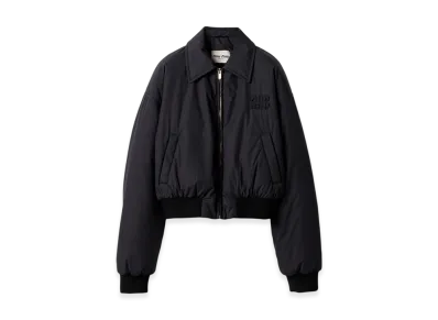 MIU MIU Women's Technical Fabric Down Jacket "Black"