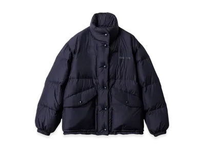 MIU MIU Women's Mid-Weight Technical Ponge Down Jacket "Blue"