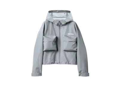 MIUMIU Tec Canvas Blouson "Steel Gray"