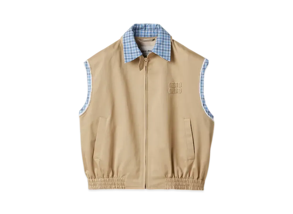 MIUMIU Women's Chino Vest "Beige"