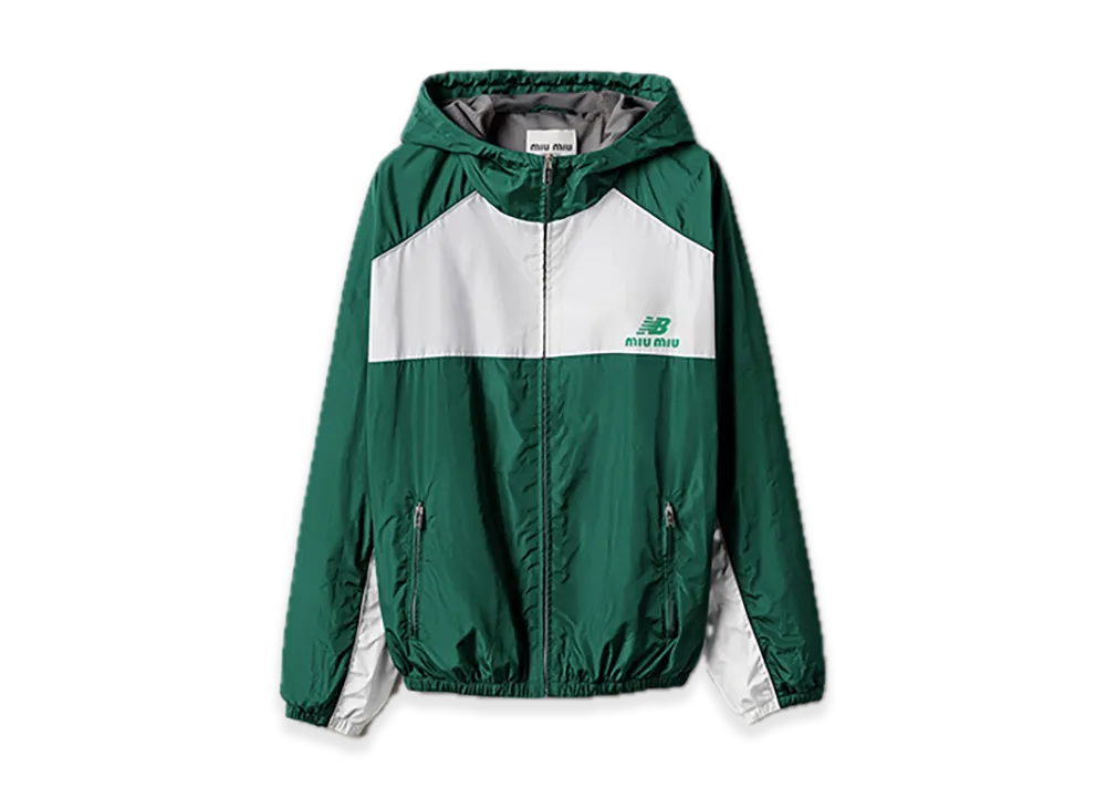 ミュウミュウ x ニューバランス テクニカル ポプリン フーディ