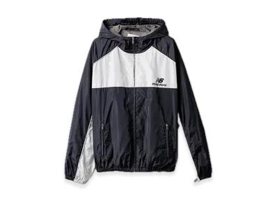 MIU MIU x New Balance Technical Poplin Hooded Jacket "Navy/White"