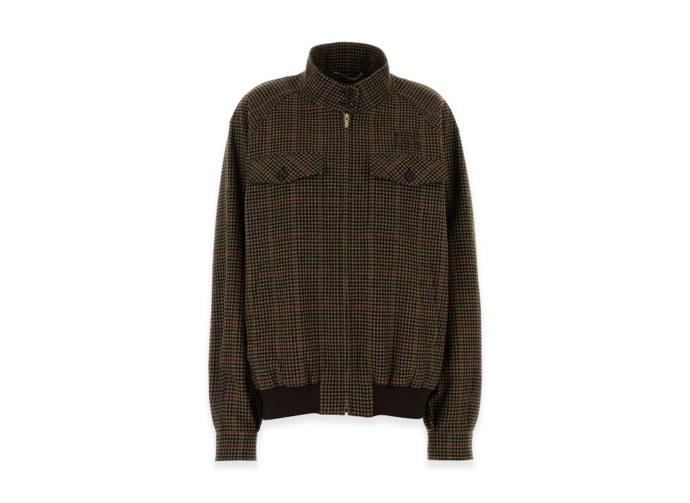 MIU MIU Women's Embroidered Wool Jacket "Camel"