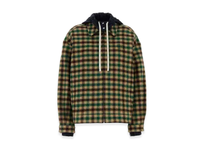 MIU MIU Women's Embroidered Wool Blend Jacket "Multicolor"