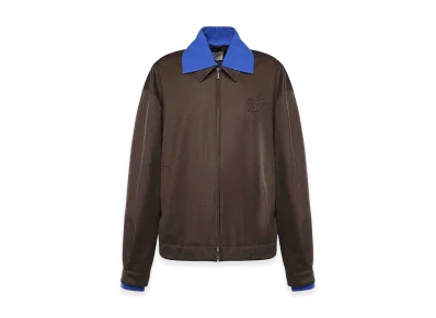 MIU MIU Women's Wool Jacket "Dark Brown"