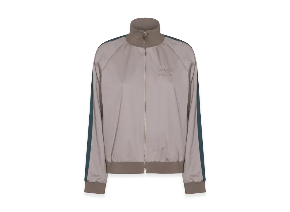 MIU MIU Women's Dove Cotton Jacket "Gray"