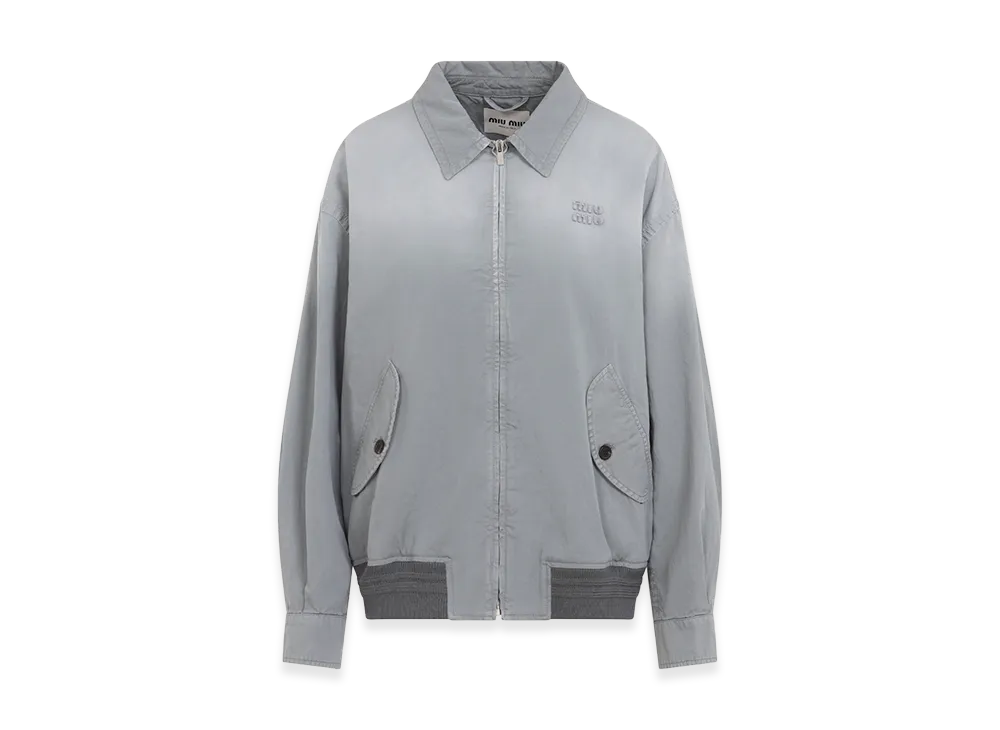 MIU MIU Women's Jacket "Gray"