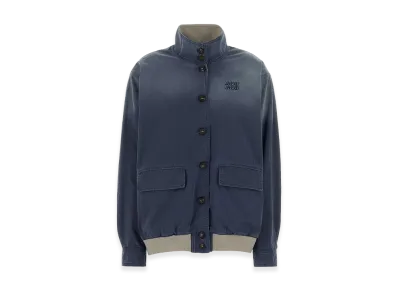 MIU MIU Women's Look 1 - Reversible Cotton Bomber Jacket "Multicolor"