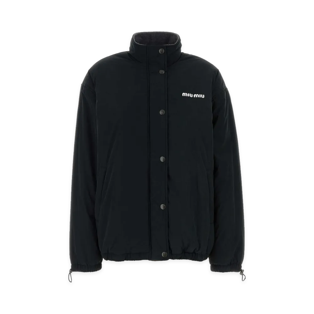 MIU MIU Women's Polyester Padded Jacket "Black"