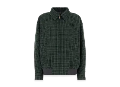 MIU MIU Women's Embroidered Flannel Jacket "Multicolor"