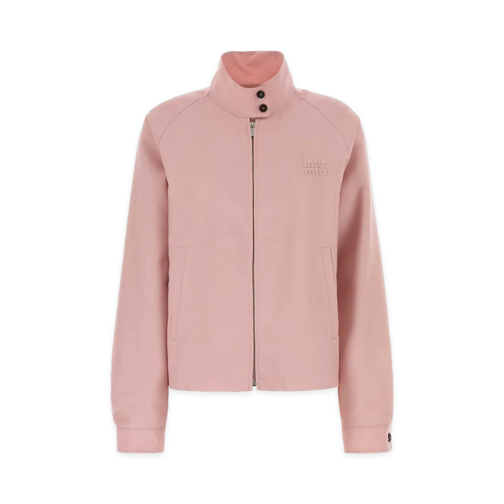 MIU MIU Women's Mohair Blend Jacket "Pink"
