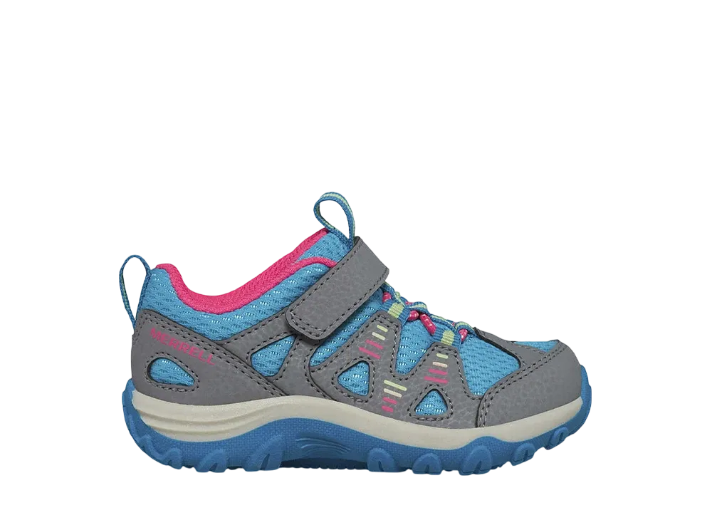 MERRELL Little Kids Trail Chaser 2 Jr. "Grey/Turquoise Multi"