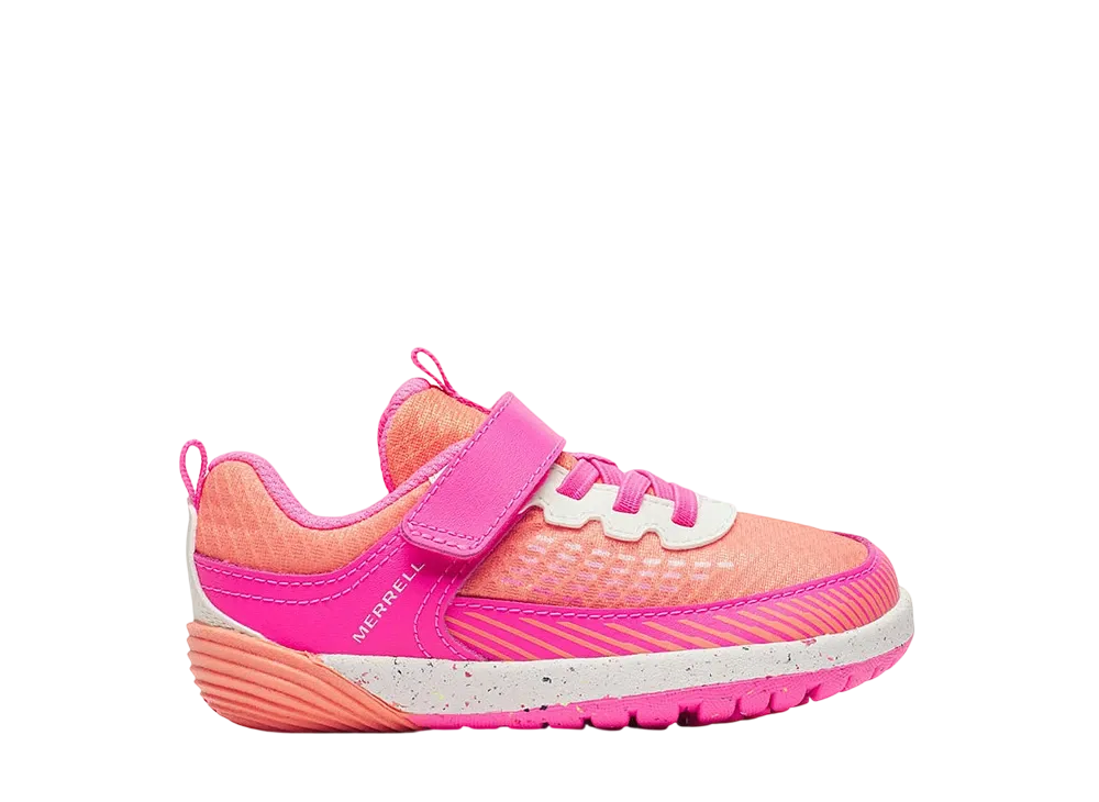MERRELL Little Kids Bare Steps Sport "Pink/Orange"