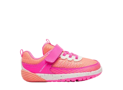 MERRELL Little Kids Bare Steps Sport "Pink/Orange"