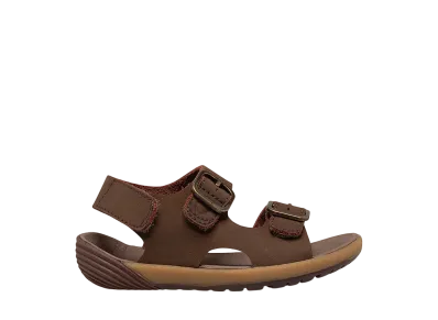MERRELL Little Kids Bare Steps Sandal "Brown"