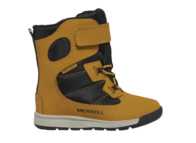 MERRELL Little Kids Snow Bank Jr Waterproof Boot "Wheat/Black"