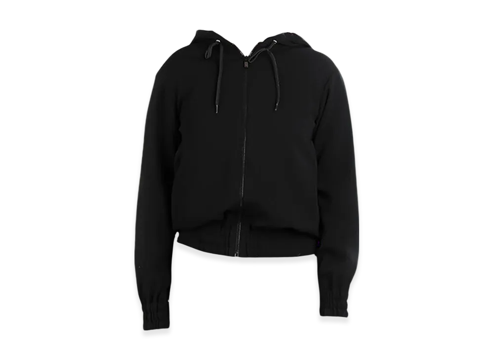 MIU MIU Women's Blouso Hoodie "Black"