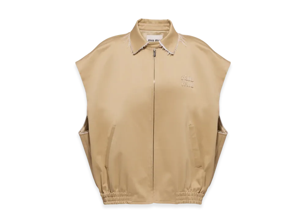 MIU MIU Women's Chino Blouson Jacket "Cord"