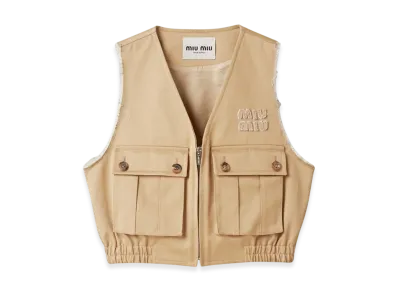 MIU MIU Women's Chino Vest "Cord"